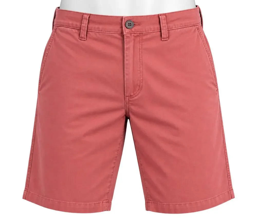 J.Crew Men's Salmon Pink Flat Front Cotton Chino Shorts - Size 29W/10.5